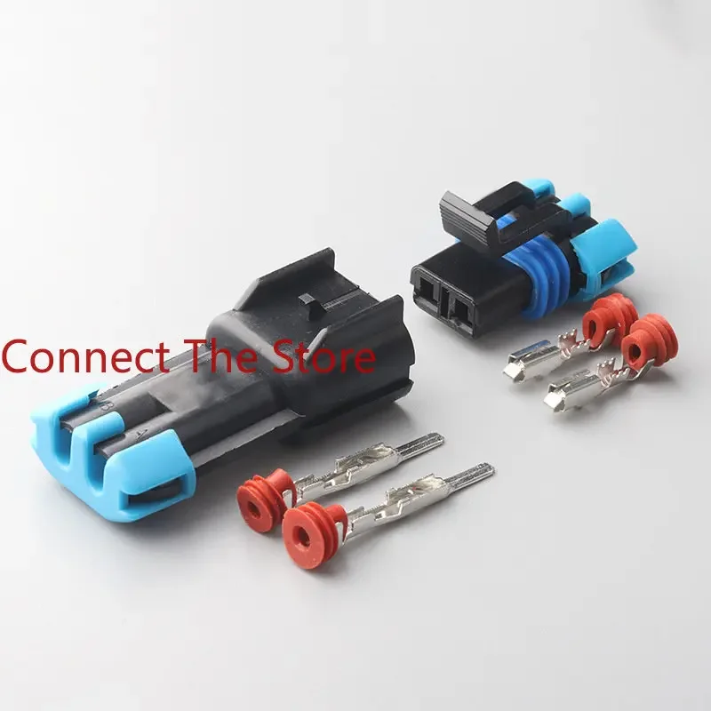 

8PCS DJ7025W-2.8-11/21 Domestic 15300002 15300027 Automobile Fan Plug 2-hole Sheath