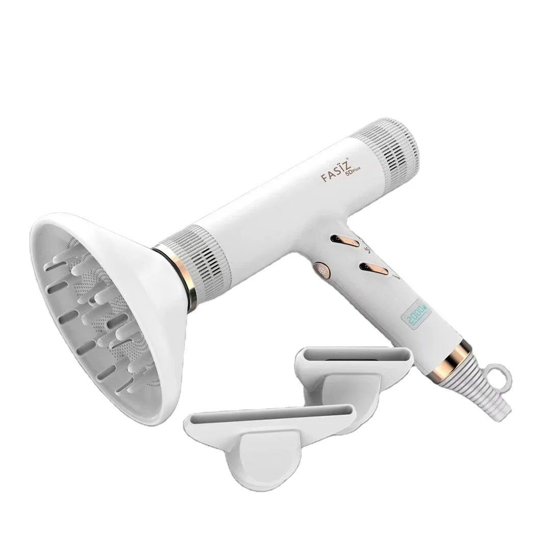

Hot Selling Salon Professional Hair Dryer High Quality High Speed 113000rpm 3-in-1 Negative Ion Hair Dryer