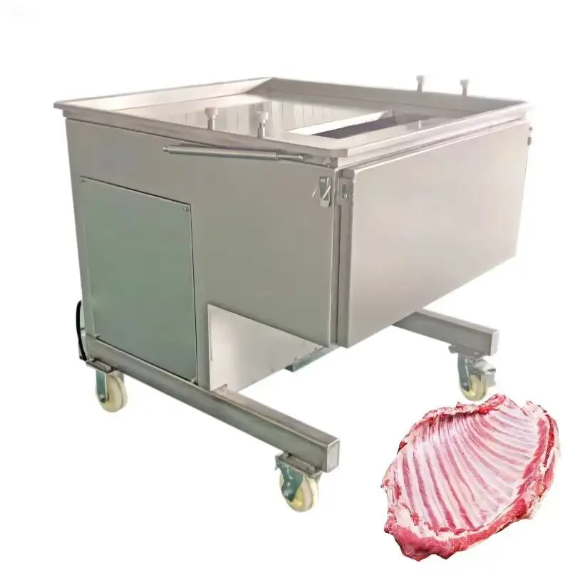 Stainless Steel Industrial Meat Bone Cutter, Automatic Rib Chopper For Beef Pork Ribs And Lamb Bones