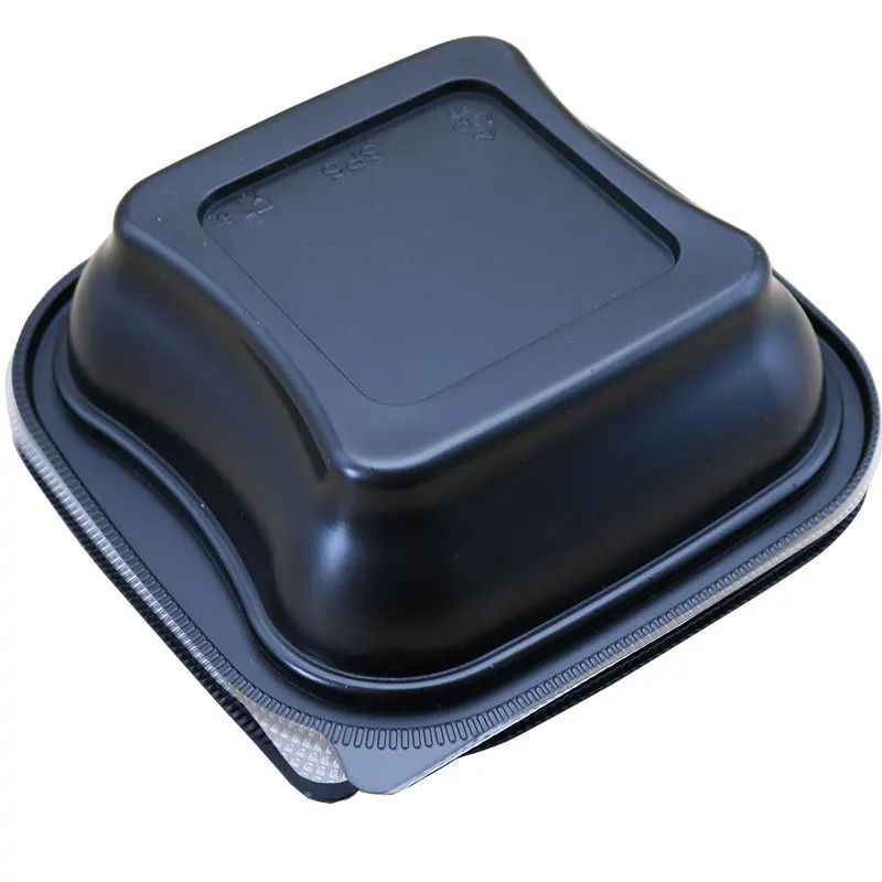 Custom PP Lunch Box Disposable Packaging Blister Packing Box Bento Takeout Box Salad Bread Vegetable Fruit Wholesal