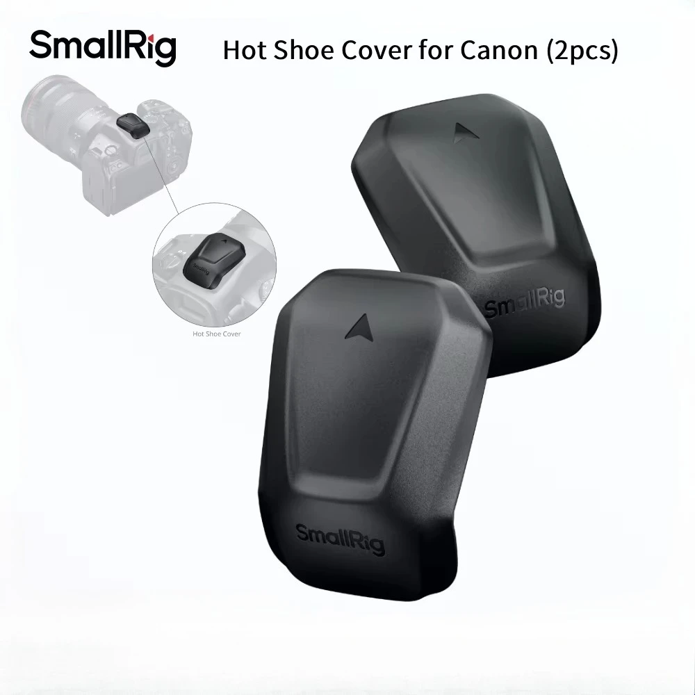SmallRig 6245 R5 / R6 / R6 III Hot Shoe Cover for Canon EOS R1 / R3 / R5 II / R5 / R6 /II/III  2pcs Reliable Protection