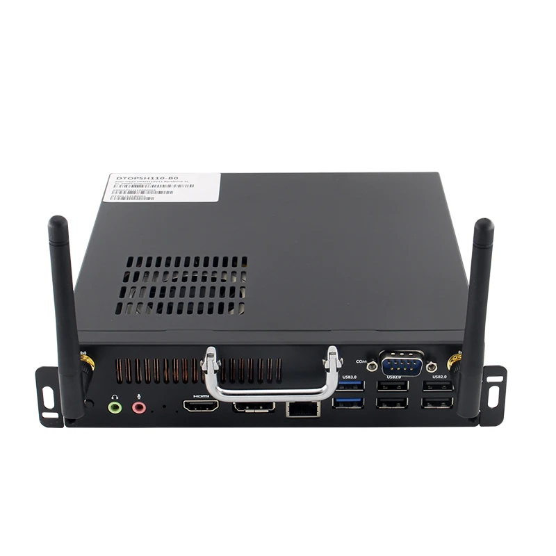 Factory X86 Fanless 4K Mini Industrial Ops Slot PC Computer Core I3 With Wifi 3G Model Dp Port Plug-In Teaching For Digital Sign