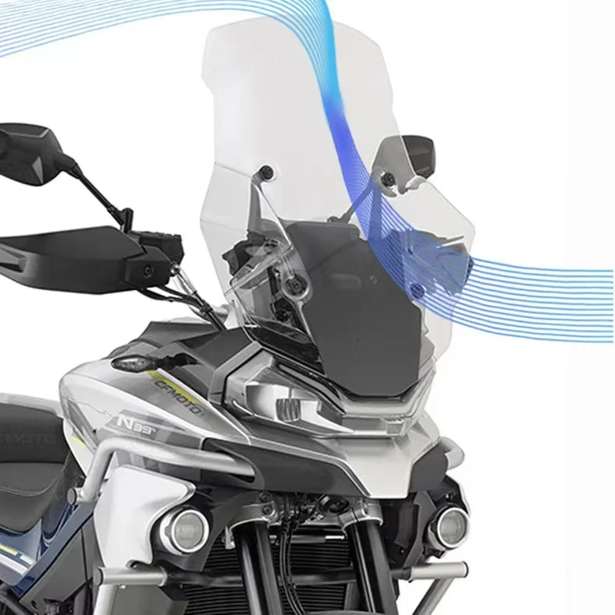 【Perfect fit】Suitable for CFMOTO 800MT MT-800 CF800  modified windshield And Widened Plate Chest Protector And Rain Shield