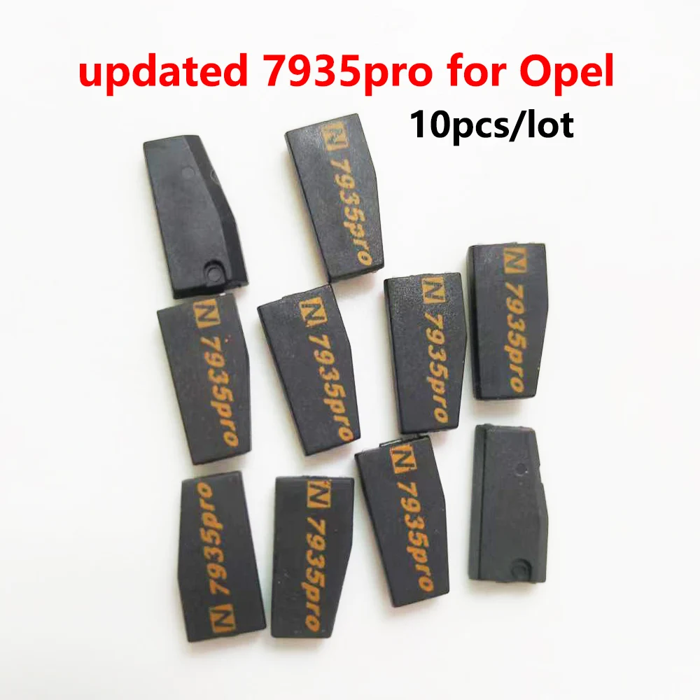 10pcs/lot 7935 pro chip ID40 aftermarket Blank PCF7935 (T16) replace by PCF7935AA PCF7935AS Transponder chips for Opel
