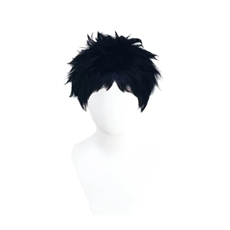 Anime My Dress-Up Darling Cosplay Wakana Gojo Cosplay Wig Short Black Hair Haikyuu!! Fukurodani Akaashi Keiji Men Role Play Wigs