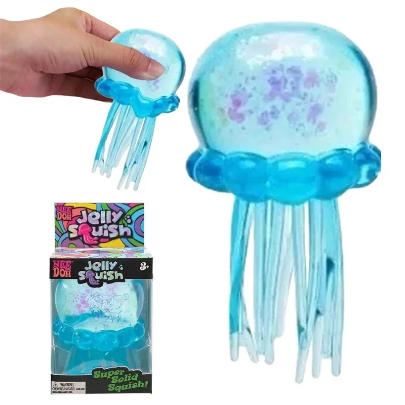 Squishy Needoh Jellyfish Beach/, Water Play. Outdoor Squeeze ,Toy Blind Box Simulated Jellyfish Stress Balls Relief Fidget Toy view 4