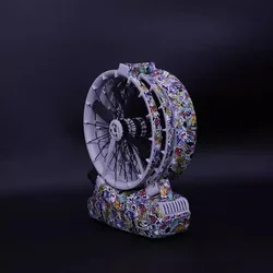 Suitable for DJI Flip multi-color cool pattern sticker protective film all inclusive multi-color cool pattern drone accessories