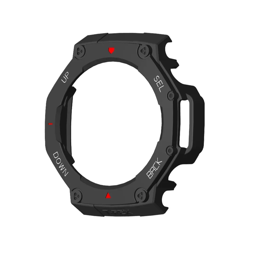 PC Protector Case For Amazfit T-Rex 3 Smart Watch Semi Coverage Bumper For Huami Amazfit Trex 3 Screen Protector Tempered Glass
