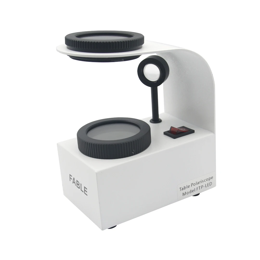 FTP-LED Sorgenti luminose a LED calde Materiale metallico in polariscopio per test precisi di gioielli Strumenti e attrezzature per gioielli