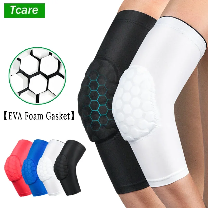 Tcare 1PC Elbow Brace Sleeve Pad Support Arm Breathable Protection Workout Outdoor Sports Joint Compression Hexagonal Honeycomb