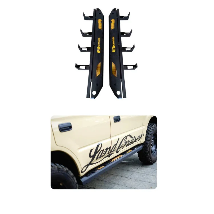 

New Off-Road 4x4 Accessories Many Colors Manganese Steel Side Steps Nerf Bars Running Boards for Toyota FJ 2007+