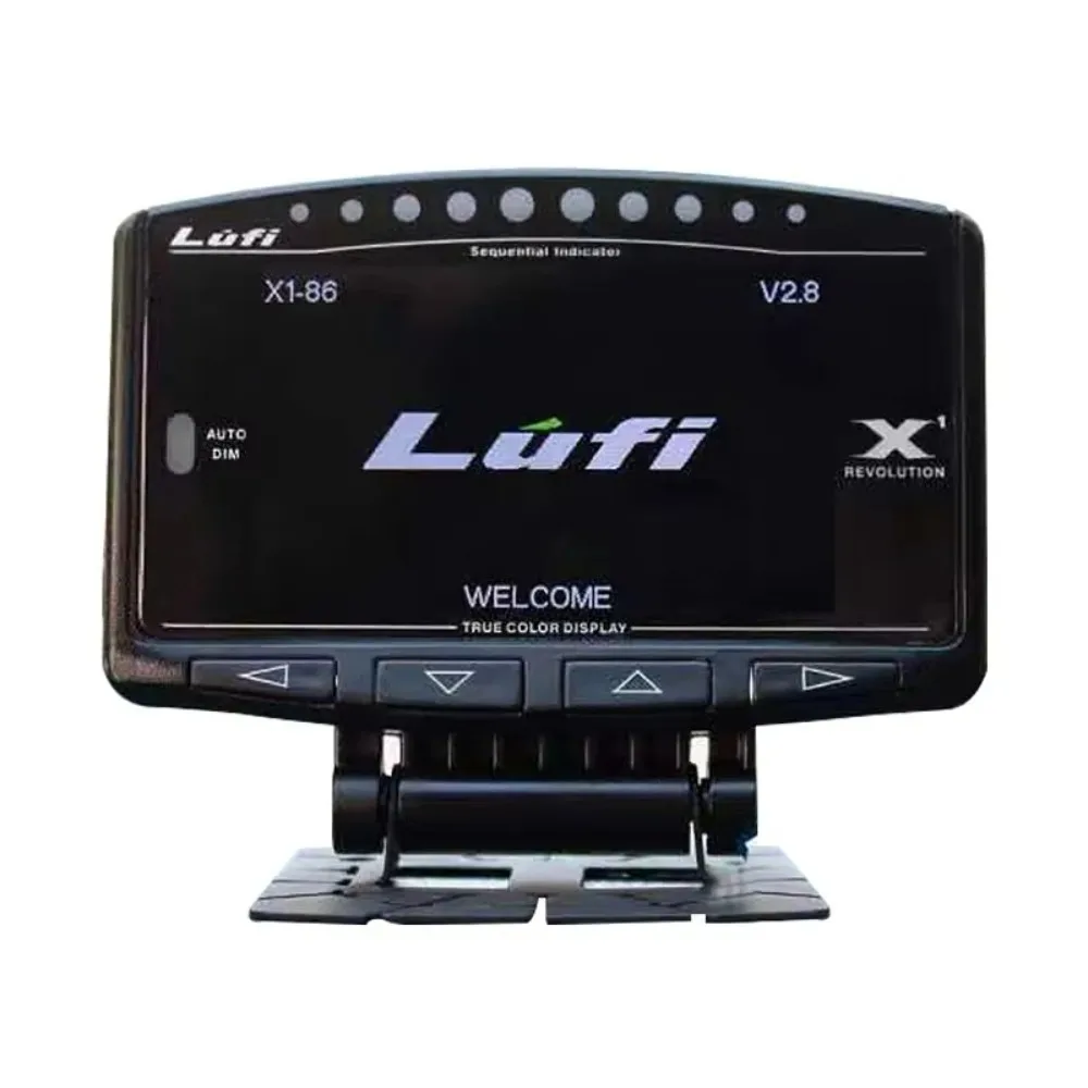 Lufi X1 OBD2 Smart Digital Car Gauge RPM Multi Meter Turbo Alarm OBD Car Alarms for Automotive