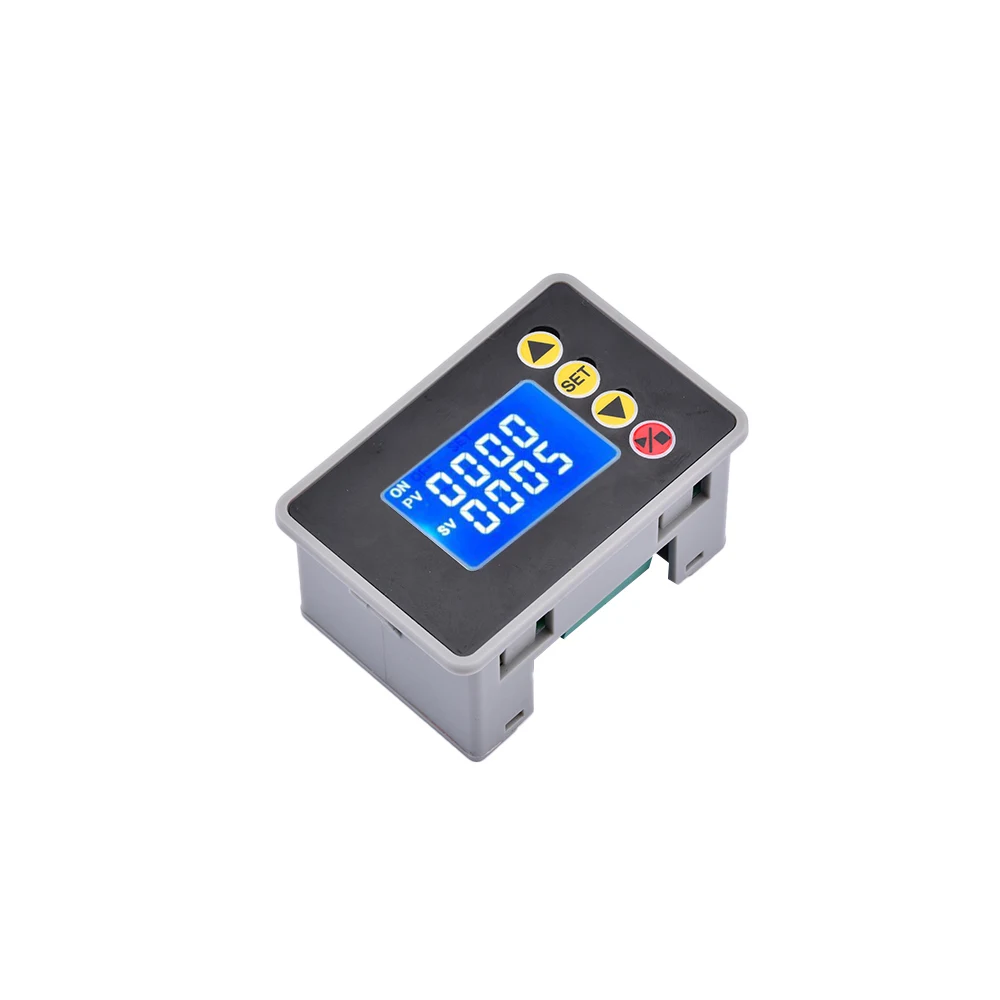 AC 110V-220V 1.37-inch Digital Time Delay Relay LCD Display Cycle Timer Control Switch Adjustable Timing Relay Time Delay Switch