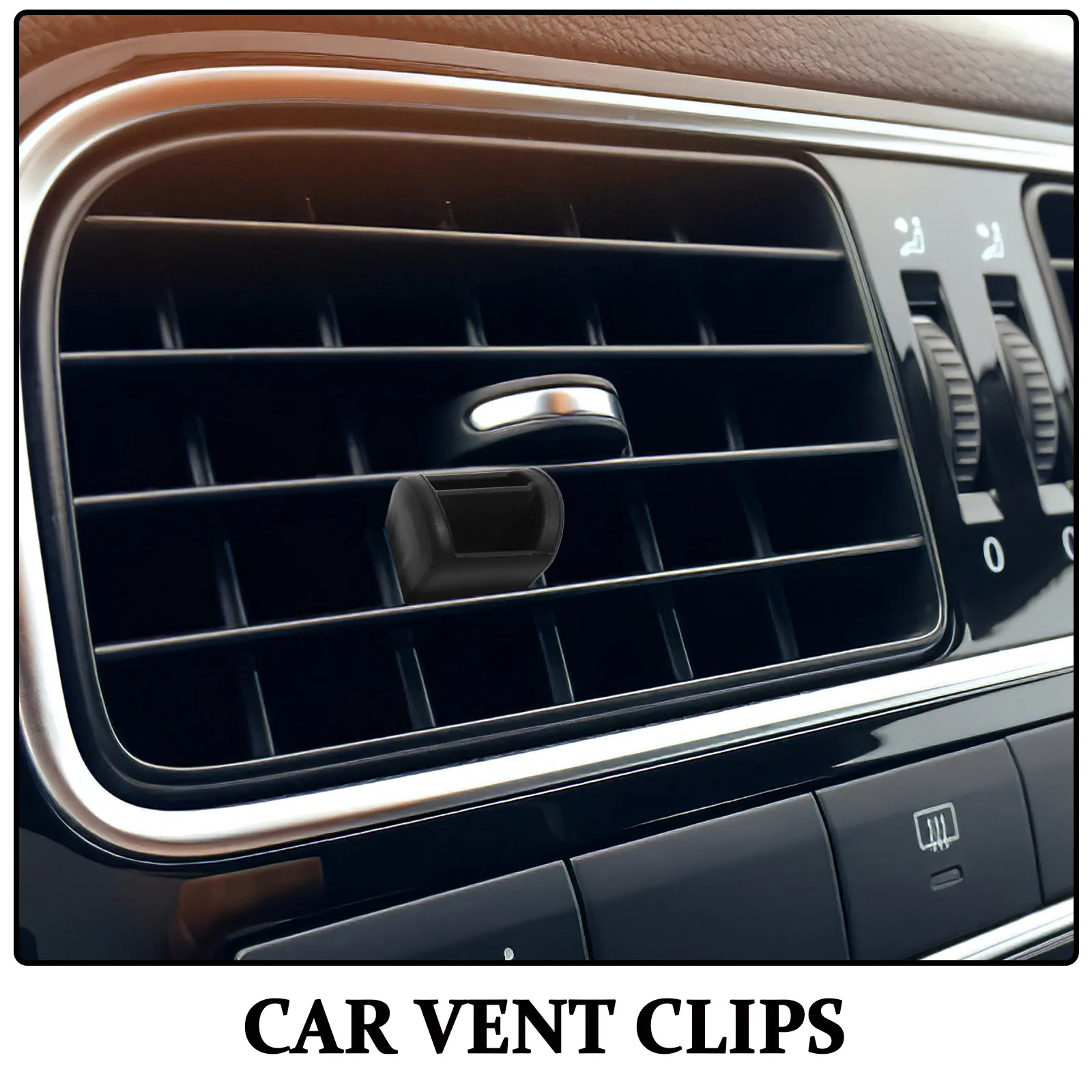 2Pcs Car Vent Clip Holder Air Outlet Adapter for Freshener Diffuser Compact Design Easy Removal Comfortable Car
