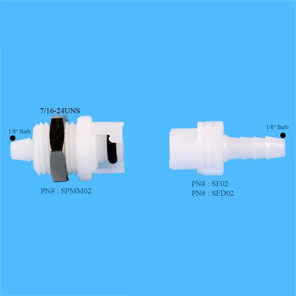 Hose Connection Rubber Quick Nbr/viton /epdm/silicone Type 0 1/8 3/16 1/4 Diameter Multipurpose Tools Thread Through Plate