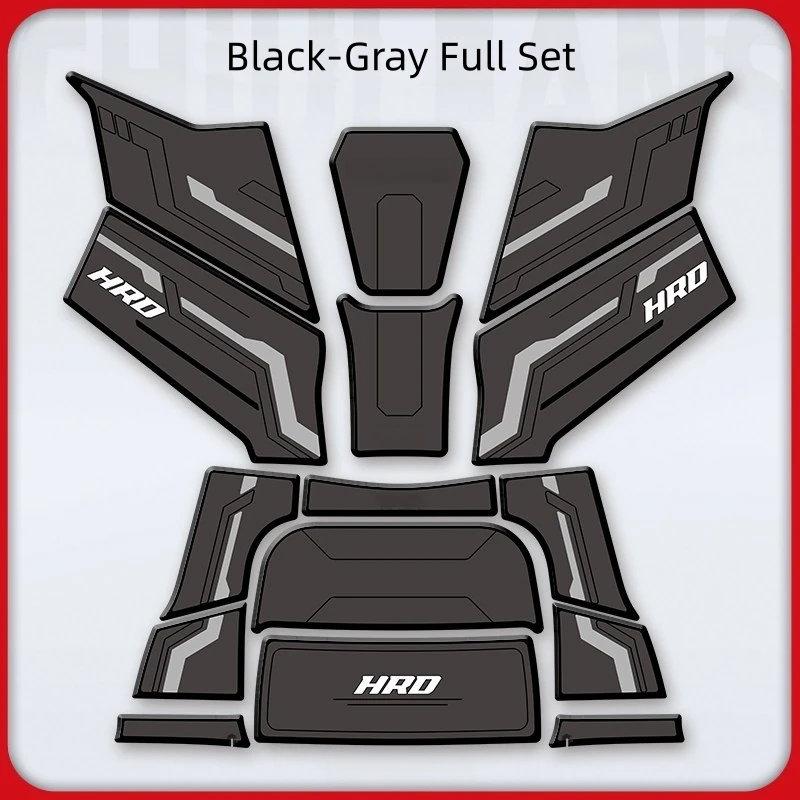 For Honda HRD125 2026 Rubber Tank Foot Peg Sticker Shock‑Absorbing Anti‑Abrasion Non‑Slip Decals Mod Accessories