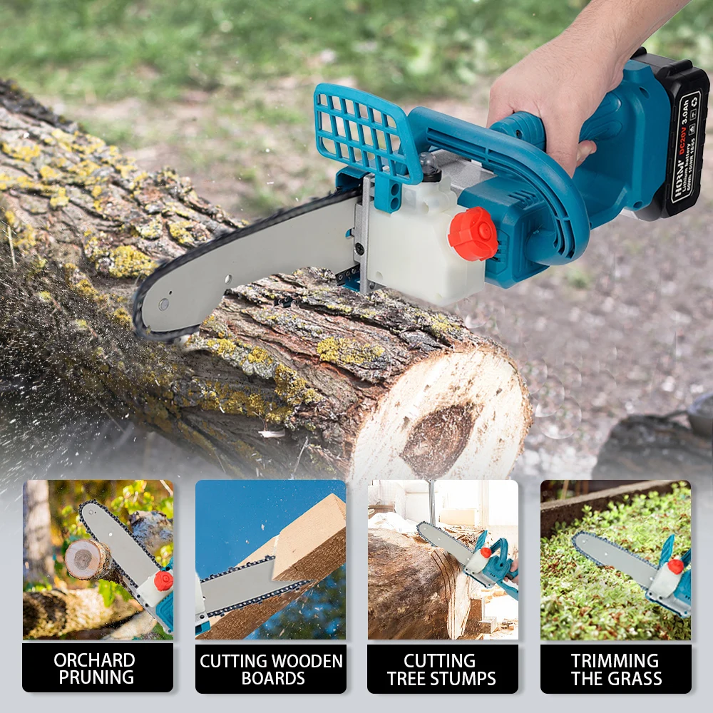 منشار كهربائي بدون فرش لاسلكي ، منشار كهربائي 8 بوصة ، آلة قطع الخشب ، أداة حديقة النجارة ، ماكيتا 18 فولت ، بدون بطارية