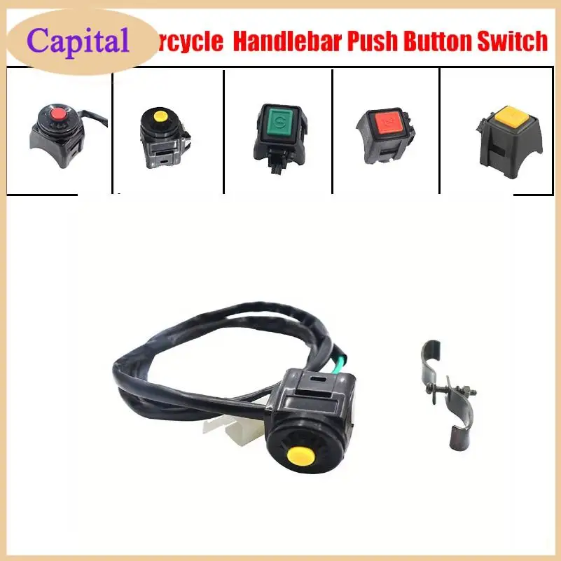 

Motorcycle 22mm Handlebar Universal Switch Power Ignition Start Switch Button For Honda off-road motorcycle Hot