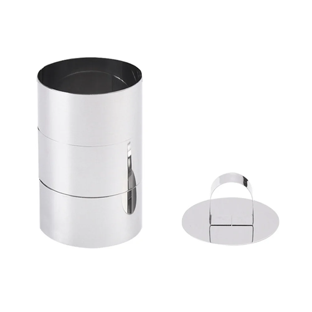 

Round Mousse Cutter Cake Mold Pastry Dough Stainless Steeel 3 Sizes Bake Cookie Molds for Baking