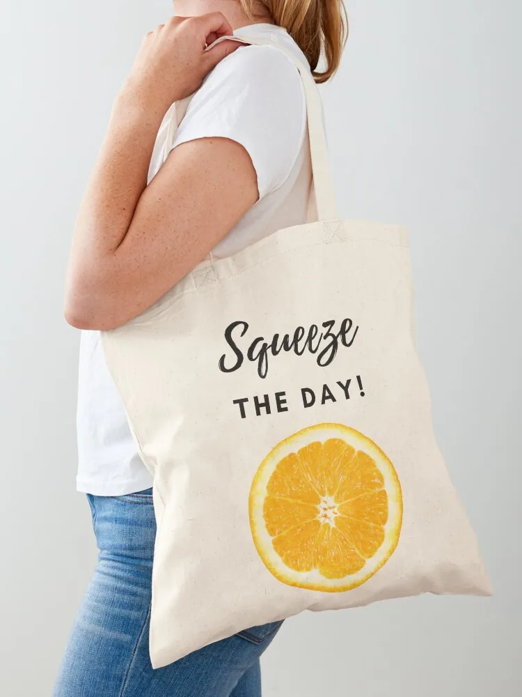 

Сумка-шоппер из холщовой ткани с принтом цитрусовых (апельсинов), женская, для покупок, сумка-тележка
