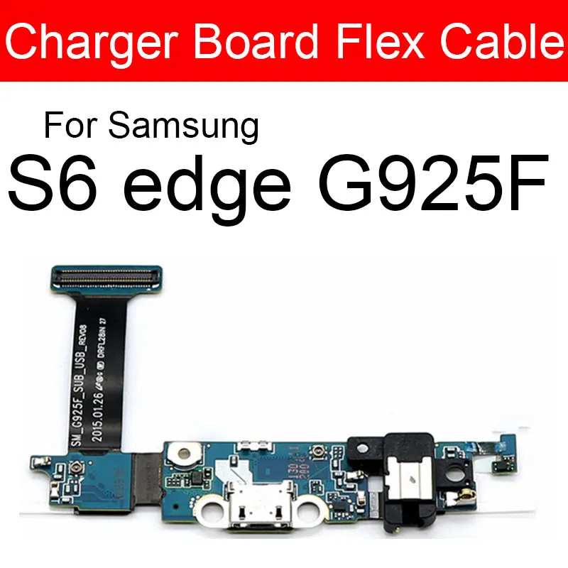 USB Charger Port Board For Samsung Galaxy S6 Edge G925A G925F G925i G925P G925R4 G925S G925T G925V G9250 USB Charging Dock Board