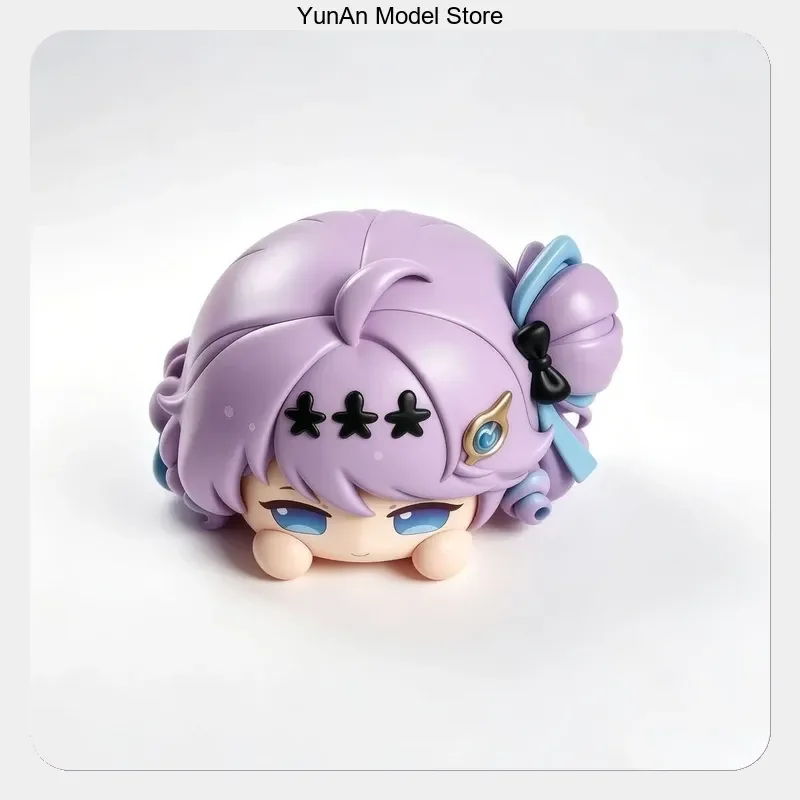 Approx. 4cm Wuthering Waves Denia & Phrolova Tuanzi Cute Version Anime Figure Model Statue Collection Desktop Decoration image 2