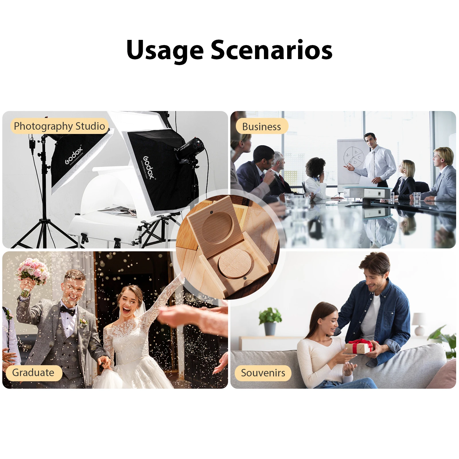 محرك فلاش USB مستدير من خشب القيقب 128 جيجابايت شعار مخصص مجاني ذاكرة عصا 64 جيجابايت محرك القلم الإبداعي 32 جيجابايت 100% سعة حقيقية قرص U 16 جيجابايت