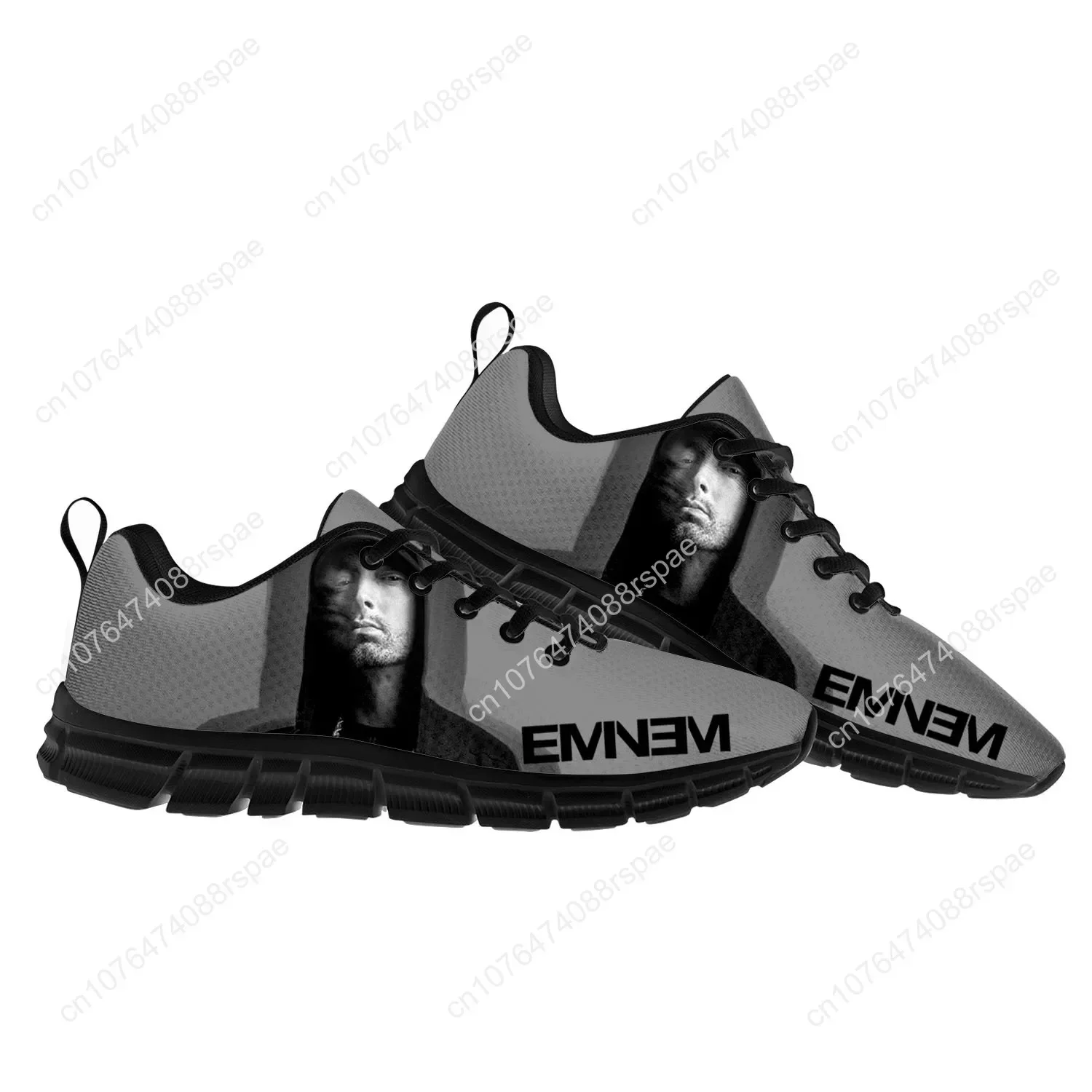 Eminem Hip Hop Rapper Music Popular Sports Shoes Mens Womens Teenager Kids Children Sneakers Custom High Quality Couple Shoes