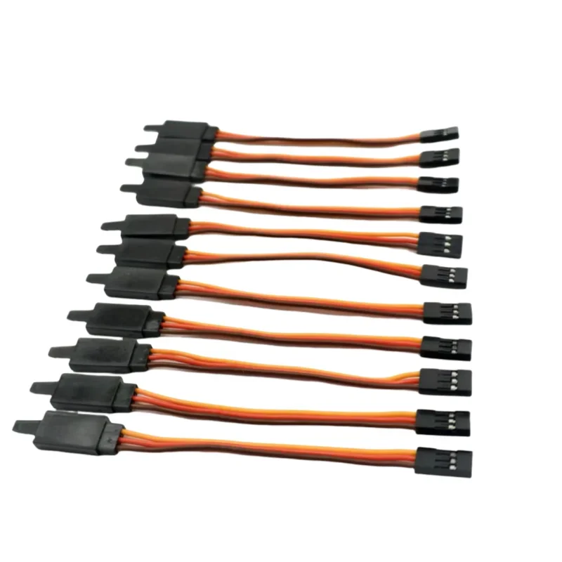 10 قطعة/الوحدة 10/15/20/30/50/100 سنتيمتر تمديد كابل محول الرصاص مكافحة تخفيف 60-core RC Futaba JR ذكر/أنثى #3