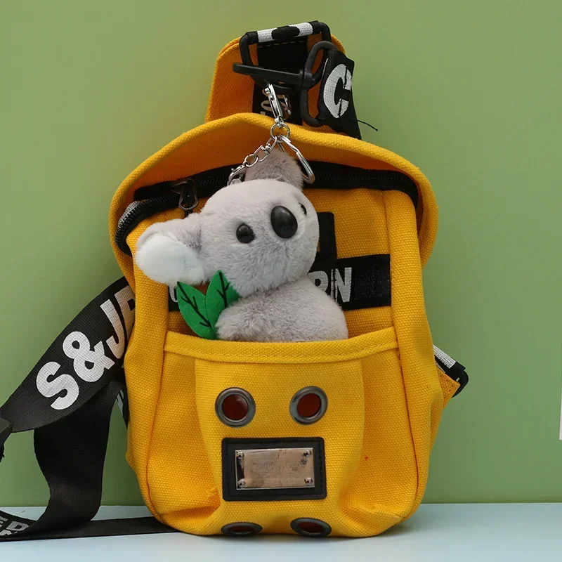 Creative Stuffed Toy Koala Keychains Cute Cartoon Plush Koala Interesting Key Chains Girl Schoolbag Decorations