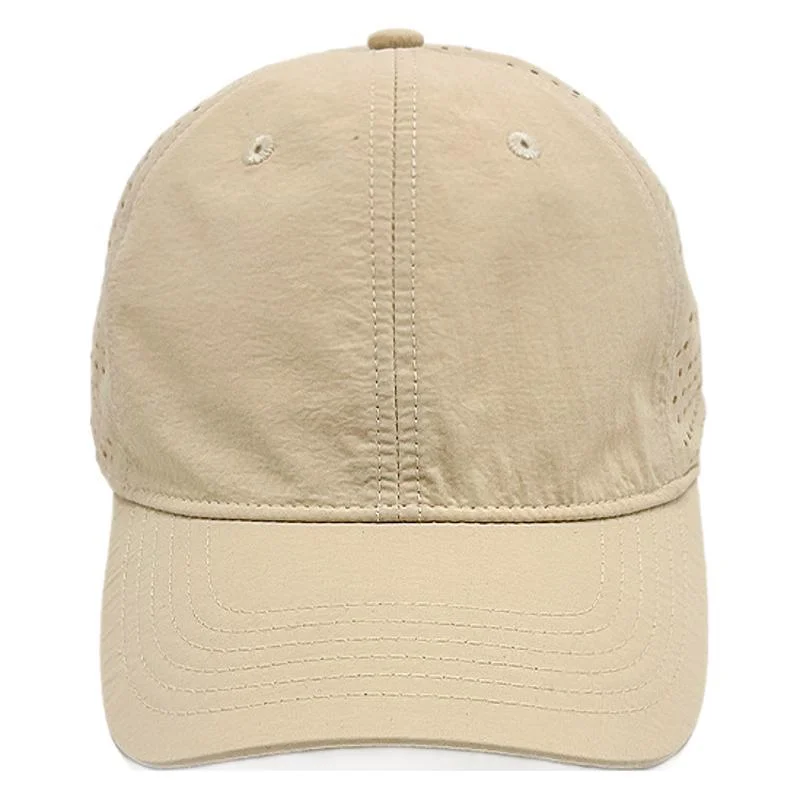 Custom Logo Performance Mesh Baseball Cap Outdoor Sport Running Sun Hat Plain Blank Polyester Nylon Quick Drying Gorras