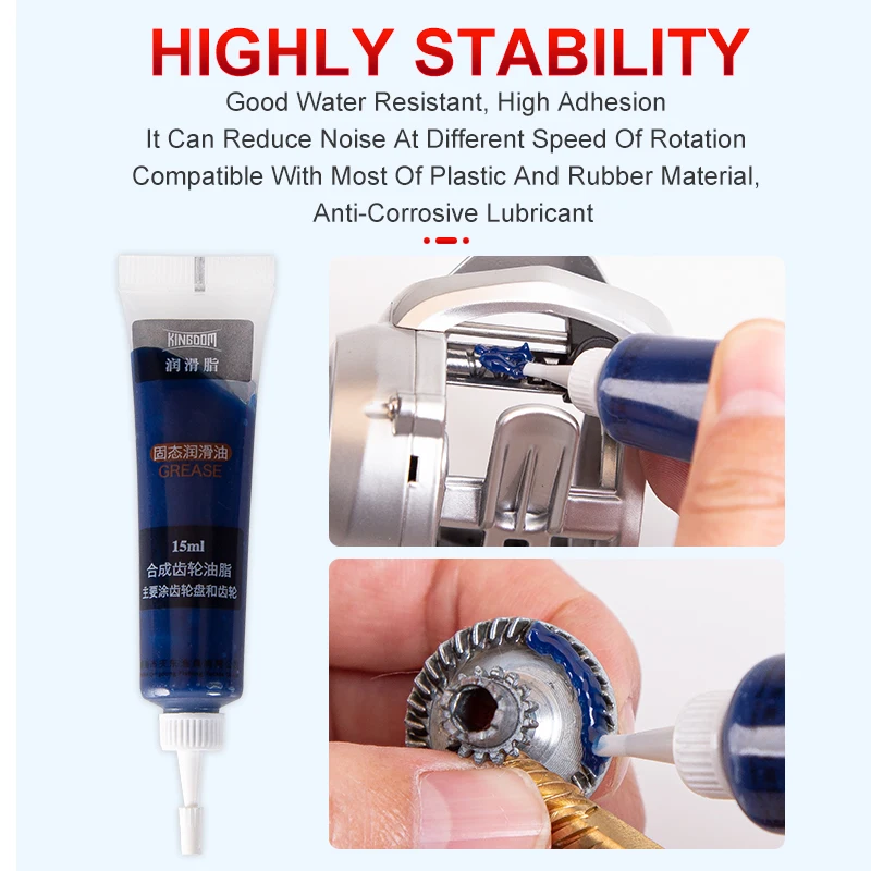 المملكة الصيد بكرات واقية الشحوم تحمل زيوت التشحيم لصب الغزل الصيد بكرة صيانة النفط الصيد أداة #4