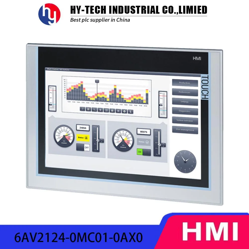 

Original Hy-Tech SIMATIC HMI TP1200 Comfort 12" Touch Panel w/ PROFINET, PROFIBUS DP, WinCC V11 6AV2124-0MC01-0AX0