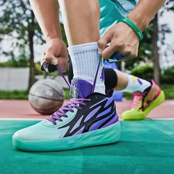 High Quality Lamelo Ball 2 Generation Basketball Shoes Actual Combat Non-slip New Sports Shoes for Men and Women