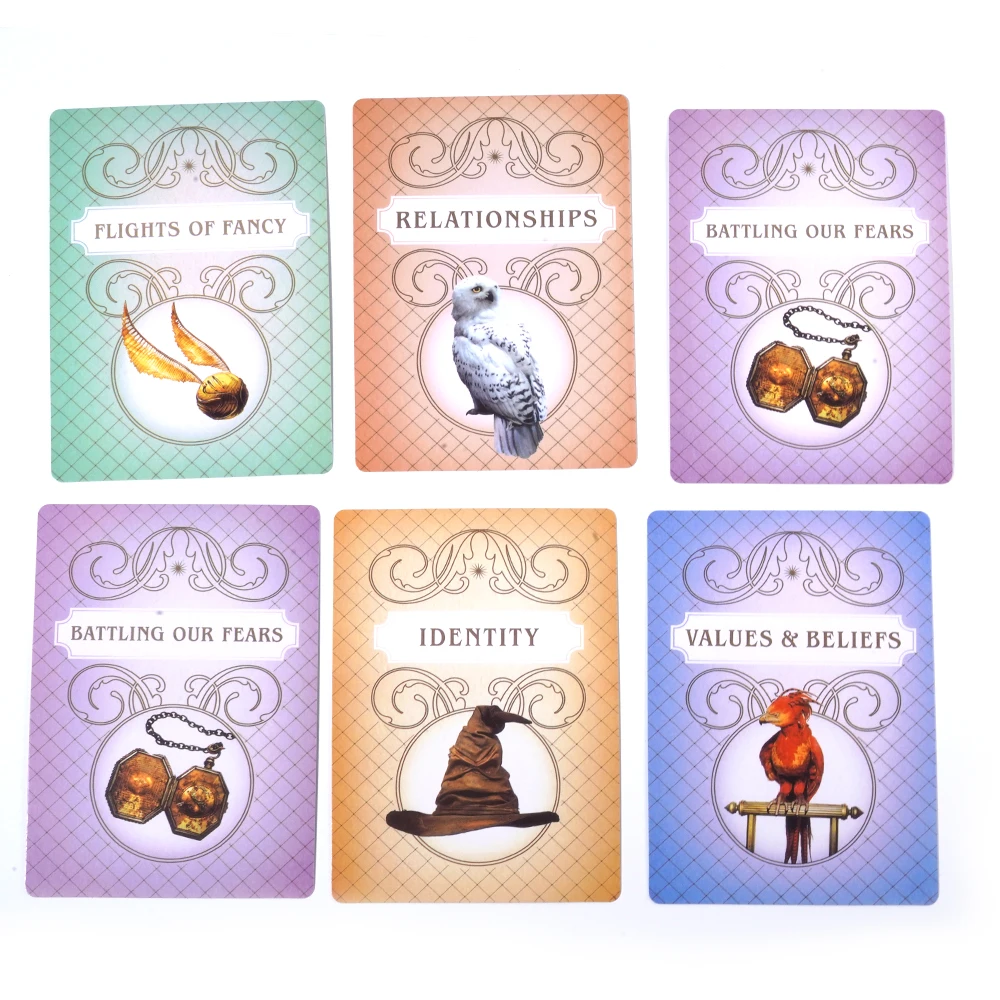 Harry potter tarot Electricity-Free, Featherless Tarot Card Set for Divination and Gameplay