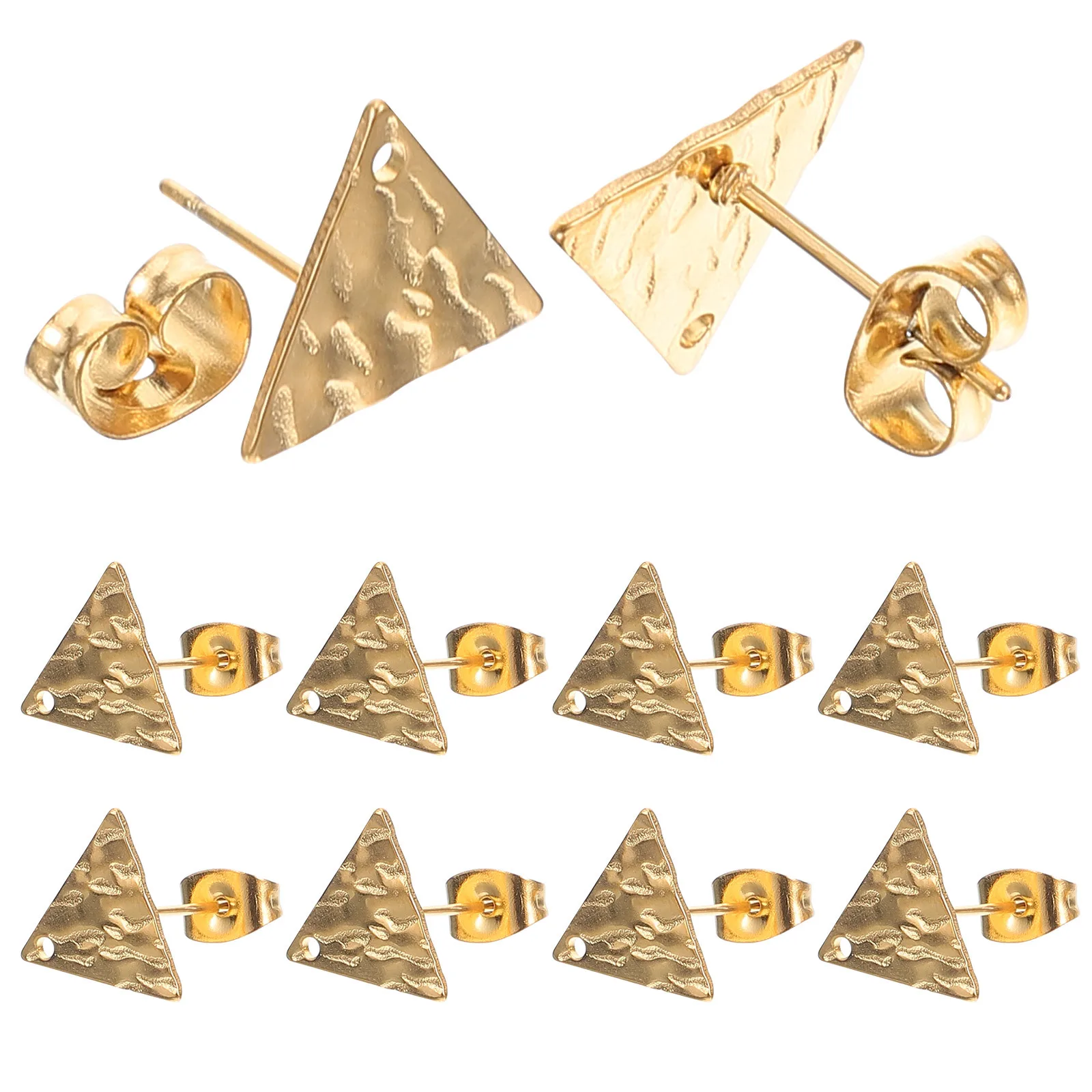 

10 шт., заготовки для установки основания сережек с геометрическим рисунком, стойки для сережек «сделай сам», аксессуары для изготовления ювелирных изделий для изготовления сережек