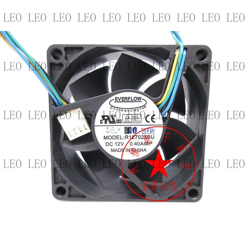 

DD for EVERFLOW R127025BU 12V 0.40A 7CM 4-wire PWM temperature control cooling fan