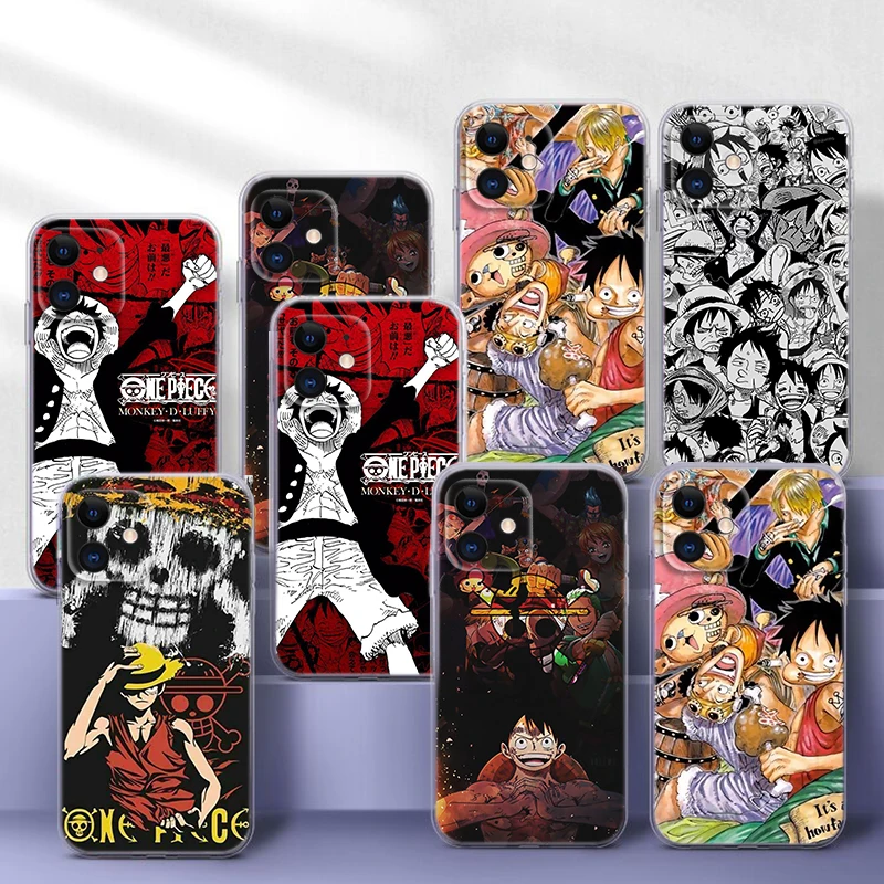 one P-piece Luffy Soft Case for LG K71 K8 Plus K9 Lite Q510 K92 Q92 Stylo 6 7 V40 V50 V60  G9 X4 Q61 Q60