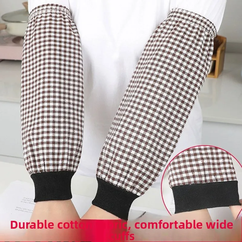 

Long Cotton Sve Covers ex Workwear Resistant to Wear And Oil Full Cotton Arm Protector for Autumn And Winter Kitchen