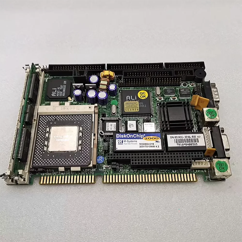 MSC-251AL-BS5 Stable Performance industrial control equipment computer motherboard MSC-251AL-BS5-ISA 586 Half length board