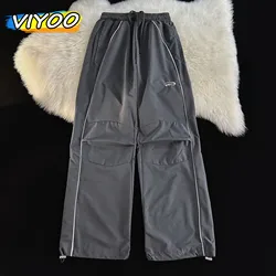 American Overs ized Herren Casual Track Baggy Cargo hose weites Bein Streetwear Jogging hose Techwear koreanische Y2k Hosen Kleidung Männer