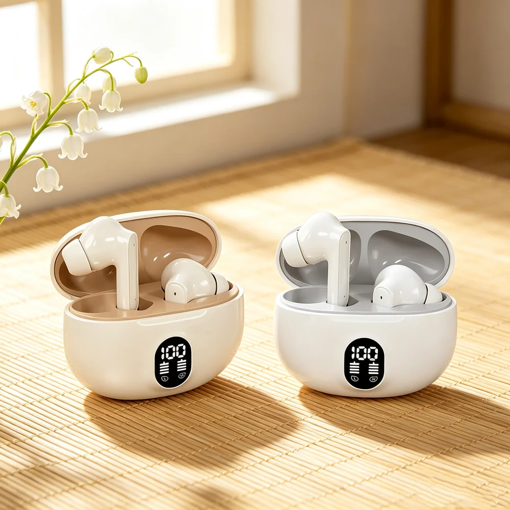 Wireless Headphones Bluetooth Headphones Wireless Earbuds Ergonomic Bluetooth Headset Prevent Pressure Points During Long Shifts