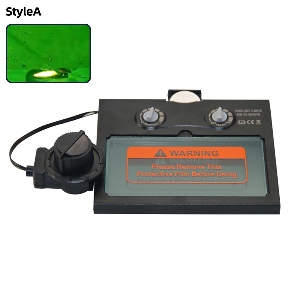 

Solar Auto Darkening Auto Filter Shade Eyes Lens Eye Protection Welding Helmet Mask Lens Professional Welding Tool Accessory