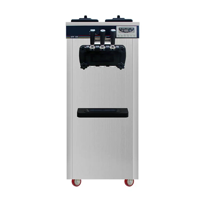 

Commercial Soft Ice Cream Machine Vertical Make Ice Cream Intelligent Sweetener Ice Cream Maker R22/R410A /R404A 220V/110V