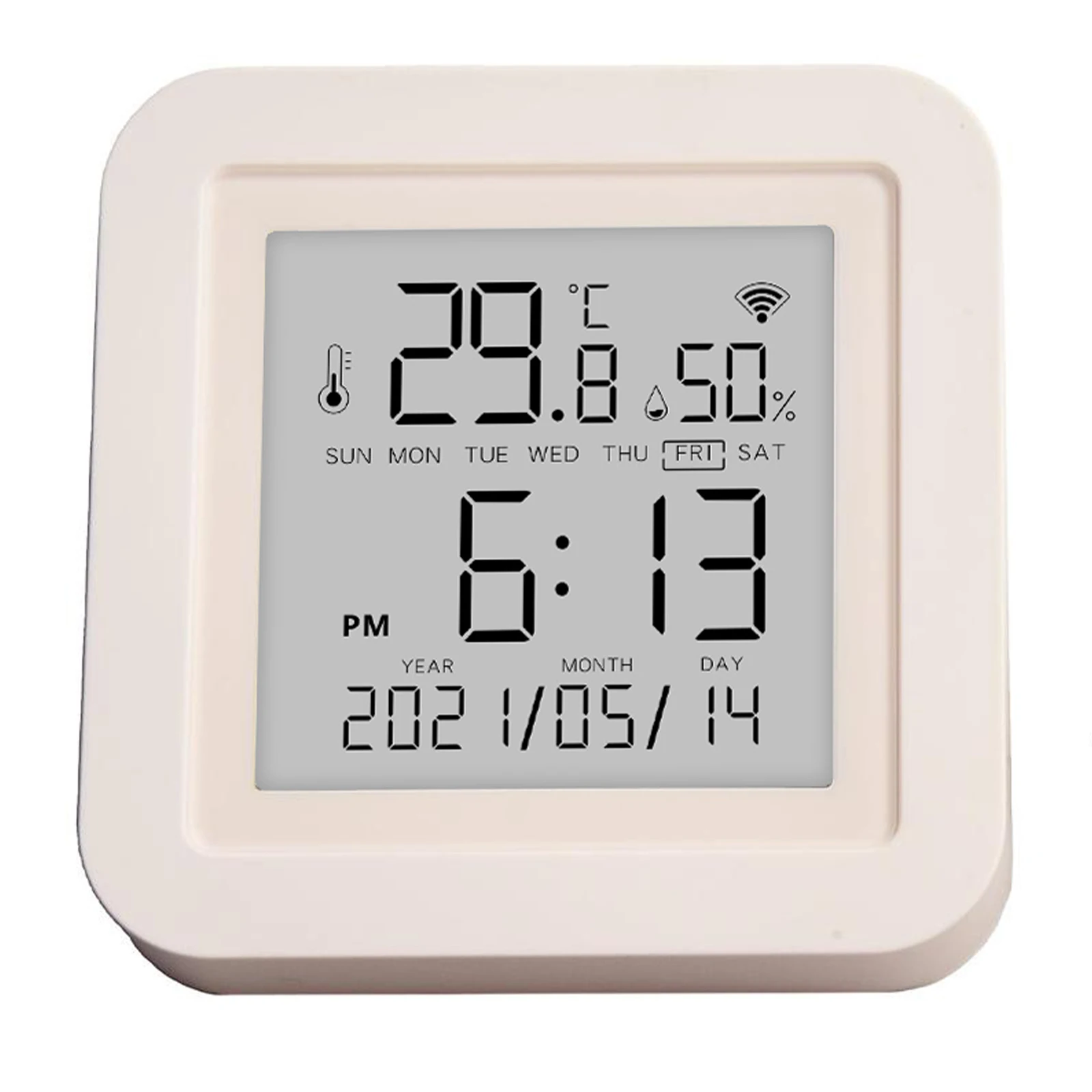 Innovative Smart Home Device Combining Temperature Measurement Humidity Tracking and Voice Assistance Features