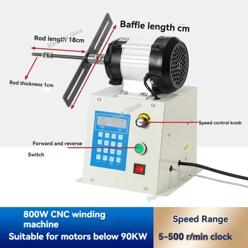 Electric Coil Winding Machine High Torque Winding Machine With Chuck Winding Tool