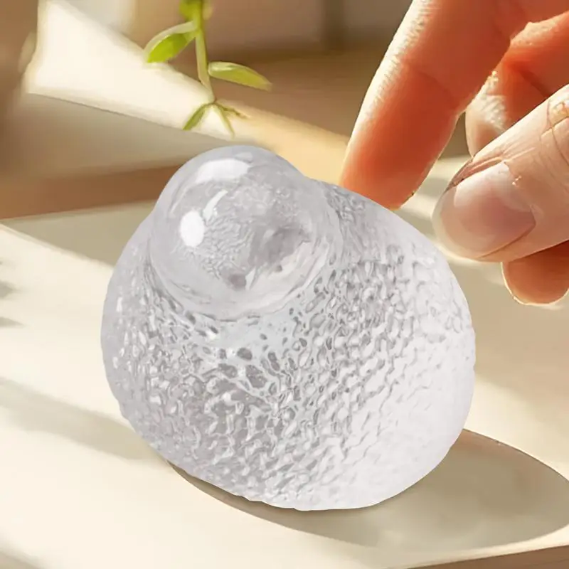 Adult Stress Balls Sensory Fidget Crystal Ball Transparent Sensory Desktop Decoration For Kids Adults Daily Use Desk Work Travel