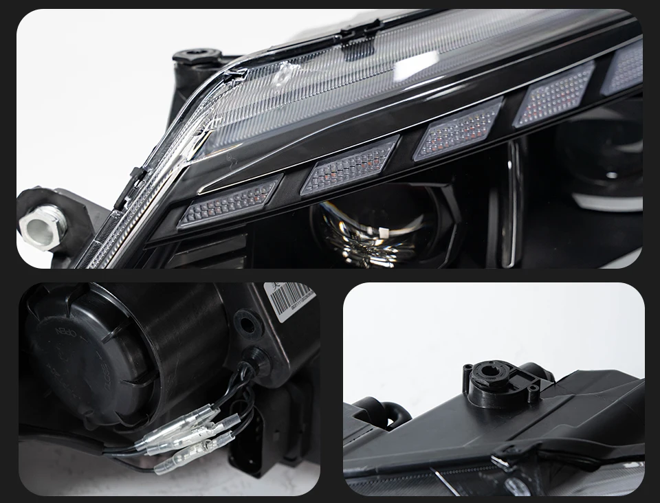 AKD Head Lamp for VW Jetta Sagitar MK6 LED Headlight 2011-2018 Headlights MK6 DRL Turn Signal High Beam Angel Eye Projector Lens