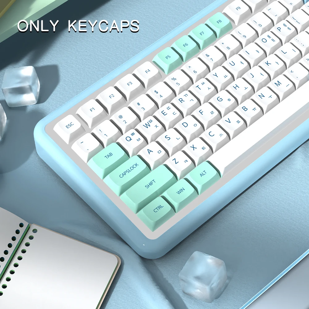 Imagem -05 - Xda Perfil Pbt Keycaps Teclado Mecânico com Layout Iso Espanhol Coreano Francês Alemão Português Russo Japonês