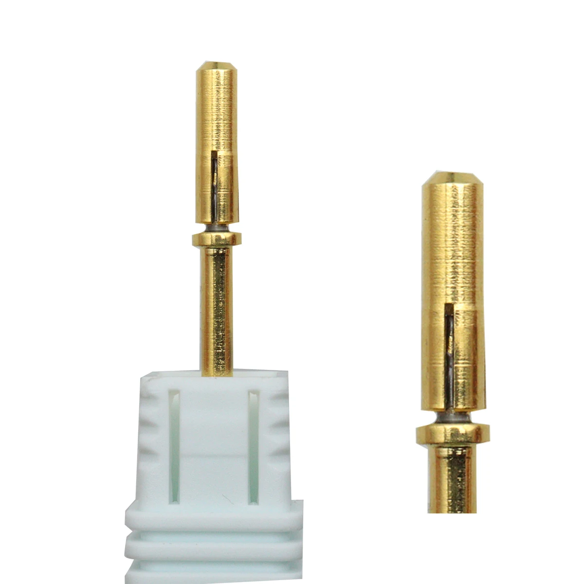 4 Modelle 3mm Dorn bohrer für Nägel Edelstahl Schleif bänder für Maniküre Schleifpapier Ring halter Nagel bohrer Zubehör – Detail 13